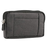 Sports Denim Universal Phone Bag Waist Bag for 6.4~6.5 inch Smartphones, Size: XL